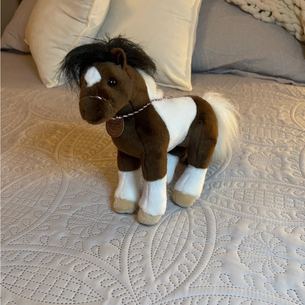 Breyers Brown and‎ White Plush Horse Toy